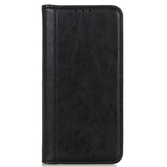 Чoхол до Xiaomi Redmi Note 13 Pro 4G, Wallet Litchi Leather, чорний