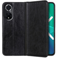 Чехол до Huawei Nova 9, Wallet Litchi Leather, чёрный