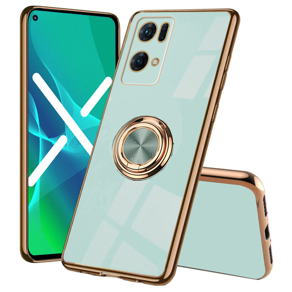 Чoхол до Oppo Reno7 Pro 5G, Electro Ring, м'ятний 