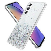 Чехол до Samsung Galaxy A54 5G, Glittery, прозрачный