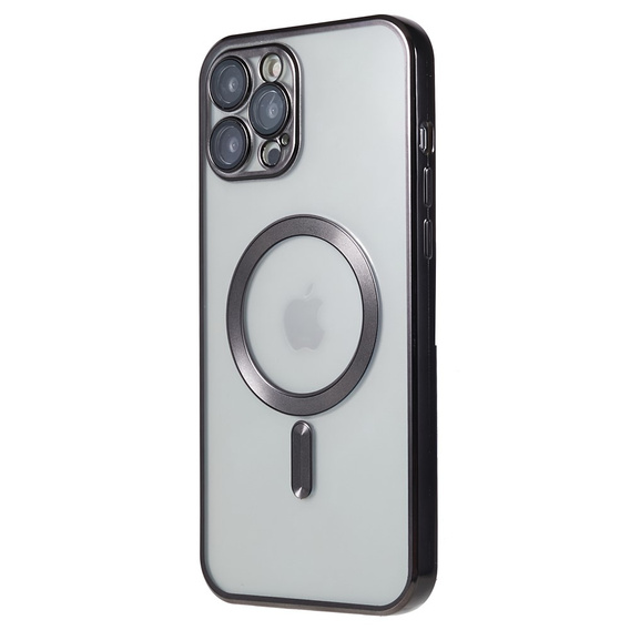 Чохол для iPhone 12 Pro, Electro MagSafe, чорний + Скло на екран