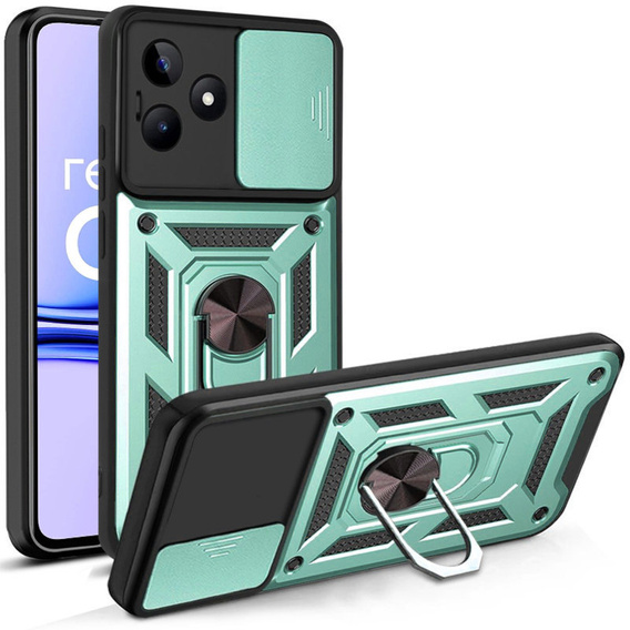 Чохол NOX Camera Slide Realme C53 4G, CamShield Slide, зелений
