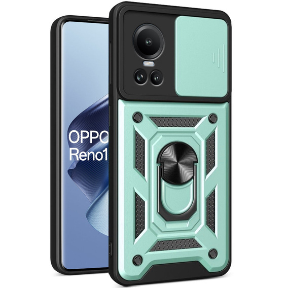 Чехол NOX Camera Slide Oppo Reno 10 / 10 Pro, CamShield Slide, зеленый