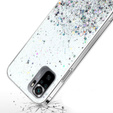 Чoхол до Xiaomi Redmi Note 10/10S, Glittery, прозорий