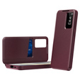 Фліп-чохол для Samsung Galaxy S25 Ultra, Smart View Wallet, бордовий