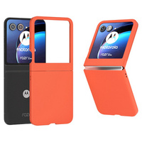 Чохол для Motorola Razr 50 5G, PC Case, помаранчевий