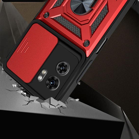 Чехол NOX Camera Slide Motorola Edge 40, CamShield Slide, красный