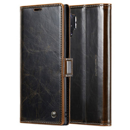 Флип-кейс CASEME для Samsung Galaxy Note 10 Plus, Waxy Textured, кофе