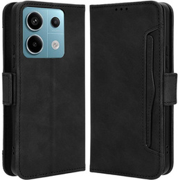 Откидной чехол для Xiaomi Redmi Note 13 Pro 5G, Card Slot, чёрный