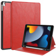 Чехол для iPad 10.2 2021 / 2020 / 2019, Business Card and Pen Slot, красный