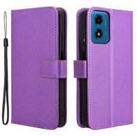 Откидной чехол для Motorola Moto G24 / G24 Power / G04, Wallet Smart Magnet, фиолетовый