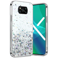 Чoхол до Xiaomi POCO X3 / X3 NFC, Glittery, прозорий