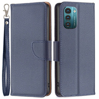 Откидной чехол для Nokia G11 / G21, Litchi Wallet Case, синий