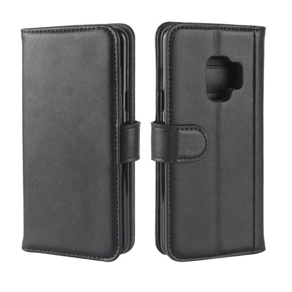 Откидной чехол для Samsung Galaxy S9, Leather Flexi Book, чёрный