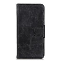 Откидной чехол для Huawei Y6P, Split Leather Wallet, чёрный