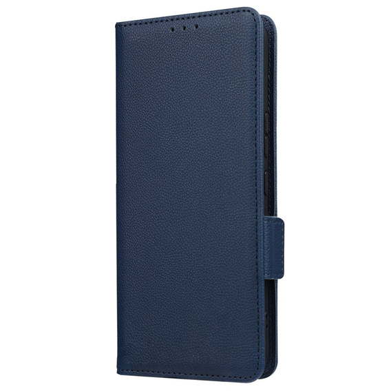 Чохол-книжка для Nokia X30 5G, Wallet Litchi Magnet Case, темно-синій 