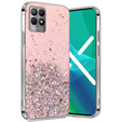 Чехол до Realme 8i, Glittery, розовый