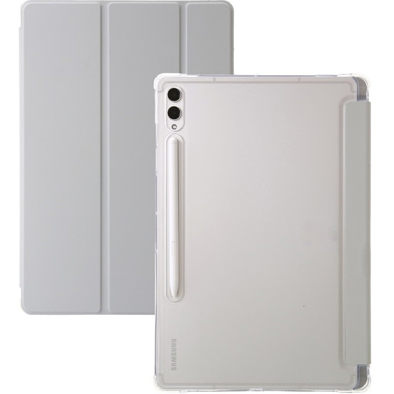 Чохол для Samsung Galaxy Tab S9 Ultra, Smartcase Hybrid, з місцем для стилуса, сірий