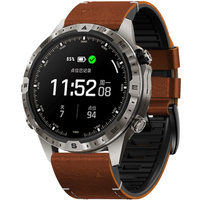 Кожаный ремешок Quickfit для Garmin Fenix 5/6/6 PRO/7 Forerunner 965/955/945