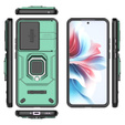 Чохол для Oppo Reno 11F 5G, KickStand Camera Lens, зелений