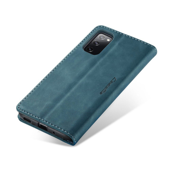 Чехол CASEME для Samsung Galaxy S20 FE, Leather Wallet Case, зелёный