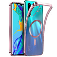 Чoхол до Huawei P30 Pro, MagSafe Hybrid, рожевий