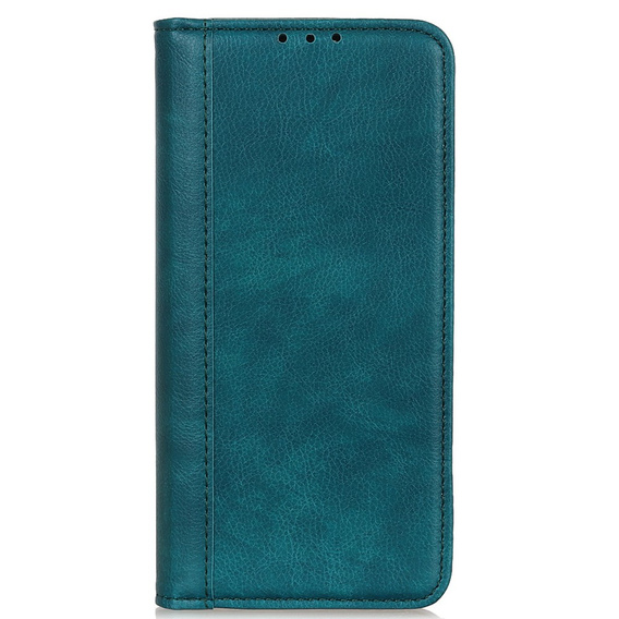 Чехол до Xiaomi Redmi Note 13 Pro 4G, Wallet Litchi Leather, зелёный