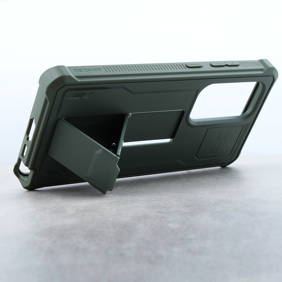 Бронированный чехол для Samsung Galaxy S23 Ultra, Dexnor Full Body (Two Frames), зелёный