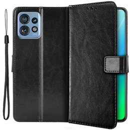 Откидной чехол для Motorola Edge 40 Pro, Wallet, чёрный