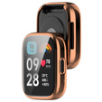 Чехол 2 в 1 с защитой экрана для Xiaomi Redmi Watch 3 Lite / Watch 3 Active,  розовый rose gold 