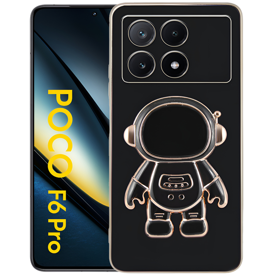 Чoхол до Xiaomi Poco F6 Pro, Astronaut, чорний