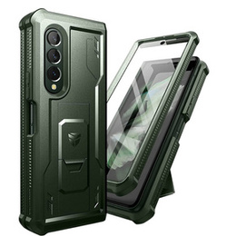 Бронированный чехол для Samsung Galaxy Z Fold 3 5G, Dexnor Full Body, зелёный