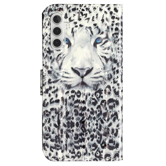 Откидной чехол для Samsung Galaxy A35 5G, Wallet, Leopard