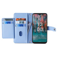 Откидной чехол для Nokia G42, Wallet Zipper Pocket, синий