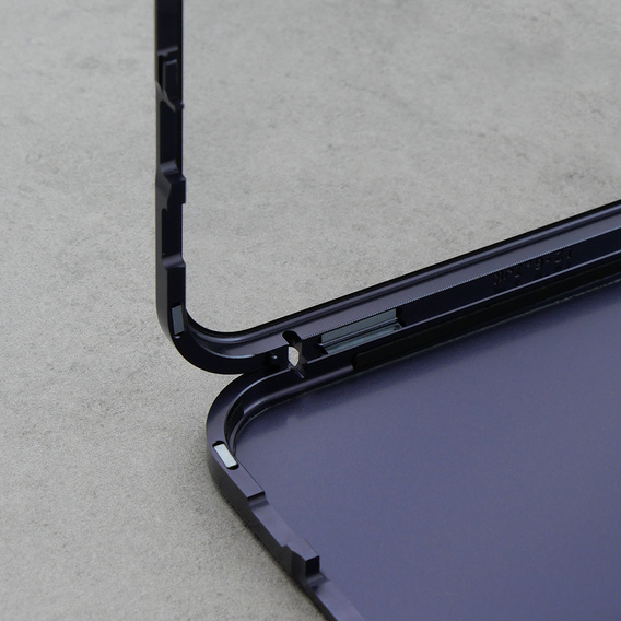 Чехол для iPhone 12 Pro, Dual Glass, для Magsafe, фиолетовый