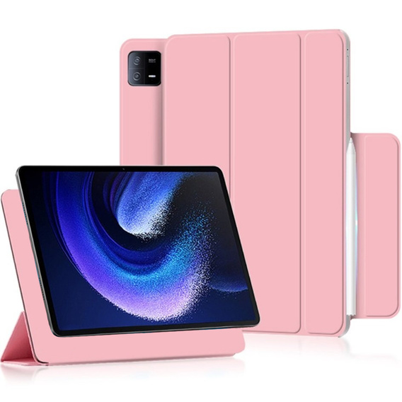 Чехол до Xiaomi Pad 6, Magnetic Smartcase, розовый