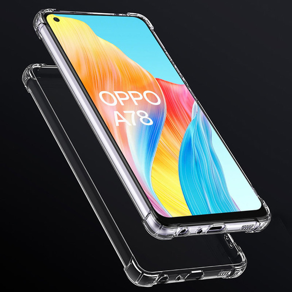 Чoхол до Oppo A78 4G, Dropproof, прозорий