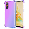 Чехол для Oppo Reno8 T, Gradient Dropproof, Фиолетовый / синий