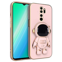 Чехол до Xiaomi Redmi Note 8 Pro, Astronaut, розовый rose gold