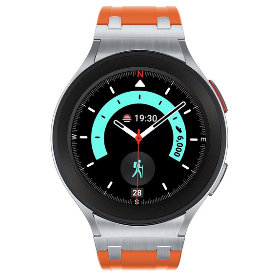 Силиконовый ремешок для Samsung Galaxy Watch 4/5/6 40/42/43/44/45/46/47 мм