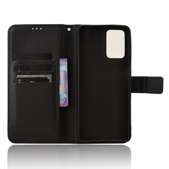 Откидной чехол для Motorola Moto G24 / G24 Power / G04, Wallet Smart Magnet, чёрный