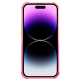 Силіконовий чохол для iPhone 14 Pro Max, градієнтний магнітний, для MagSafe, рожевий