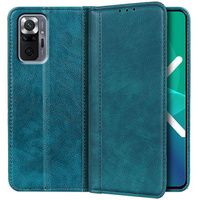 Чoхол до Xiaomi Redmi Note 10 Pro, Wallet Litchi Leather, зелений