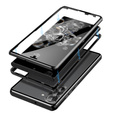 Чехол для Samsung Galaxy S23, Magnetic Dual Glass, чёрный