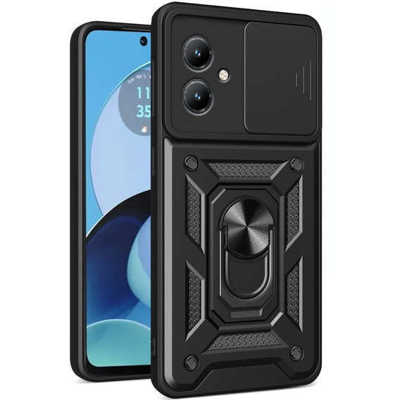 Чехол NOX Camera Slide Motorola Moto G14, CamShield Slide, чёрный