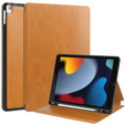 Чехол для iPad 10.2 2021 / 2020 / 2019, Business Card and Pen Slot, коричневый