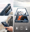 Бронированный чехол для Samsung Galaxy S23 Ultra, Dexnor Full Body (Two Frames), темно-синий