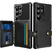 Чохол для Samsung Galaxy S24 Ultra, Card Holder Kickstand, чорний