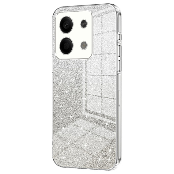 Чехол для Xiaomi Redmi Note 13 5G, Glitter Case CamShield, прозрачный