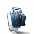 Бронированный чехол для Samsung Galaxy S10, Dexnor Full Body, синий